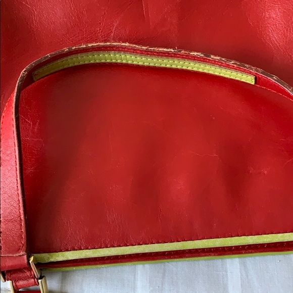 Kate Spade Vintage Leather Red Handbag - Picture 8 of 8